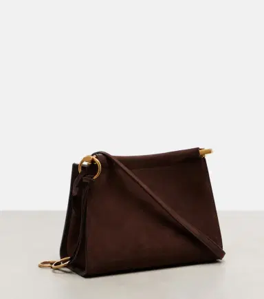 Alaïa Alaïa Le Click Small suede shoulder bag | Thumbnail 4 Alaïa Alaïa Le Click Small suede shoulder bag | Thumbnail 4