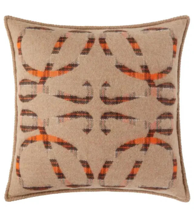 Loewe Anagram wool and cashmere cushion
