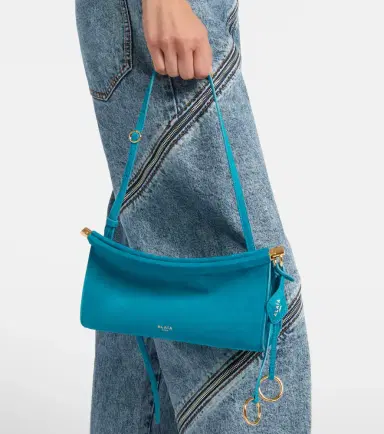 Alaïa Alaïa Le Click Small suede shoulder bag | Thumbnail 6 Alaïa Alaïa Le Click Small suede shoulder bag | Thumbnail 6