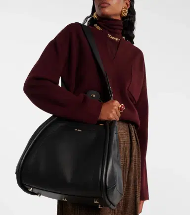 Max Mara Marin Small leather tote bag | Thumbnail 6