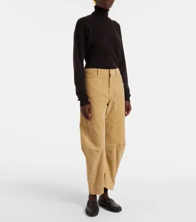 Nili Lotan Shon corduroy barrel-leg pants | Thumbnail 6