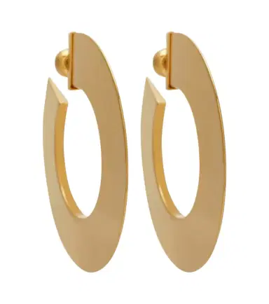 Alaïa Alaïa Medium hoop earrings | Thumbnail 1