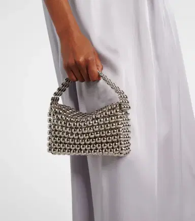 Aquazzura Cosmic Small beaded shoulder bag | Thumbnail 6