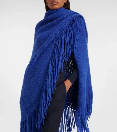 Gabriela Hearst Lauren fringed cashmere shawl | Thumbnail 4