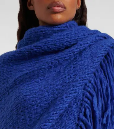 Gabriela Hearst Lauren fringed cashmere shawl | Thumbnail 5
