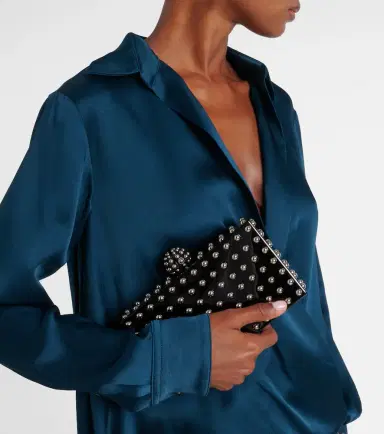 Aquazzura Cosmic Mini studded clutch | Thumbnail 6