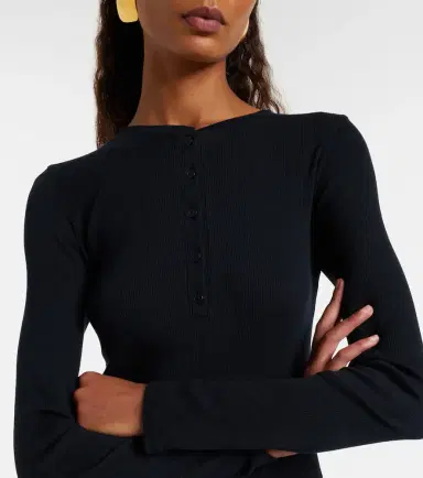 Nili Lotan Jordan cotton Henley shirt | Thumbnail 4 Nili Lotan Jordan cotton Henley shirt | Thumbnail 4