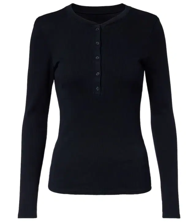 Nili Lotan Jordan cotton Henley shirt