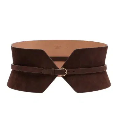 Alaïa Alaïa Suede corset belt | Thumbnail 1 Alaïa Alaïa Suede corset belt | Thumbnail 1