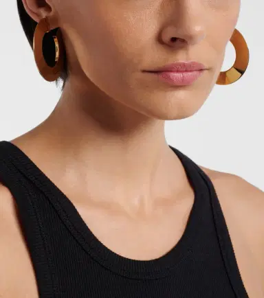 Alaïa Alaïa Small hoop earrings | Thumbnail 6