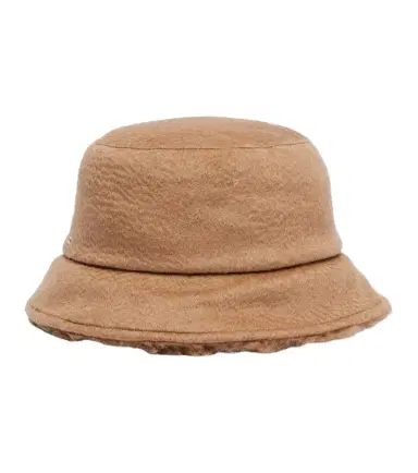 Max Mara Reversible camel hair bucket hat | Thumbnail 1
