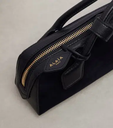 Alaia Alaïa Le Teckel Small suede clutch | Thumbnail 4