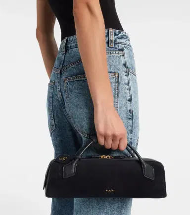 Alaia Alaïa Le Teckel Small suede clutch | Thumbnail 5