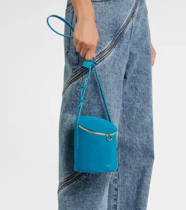 Alaïa Alaïa La Canette Small suede bucket bag | Thumbnail 5 Alaïa Alaïa La Canette Small suede bucket bag | Thumbnail 5