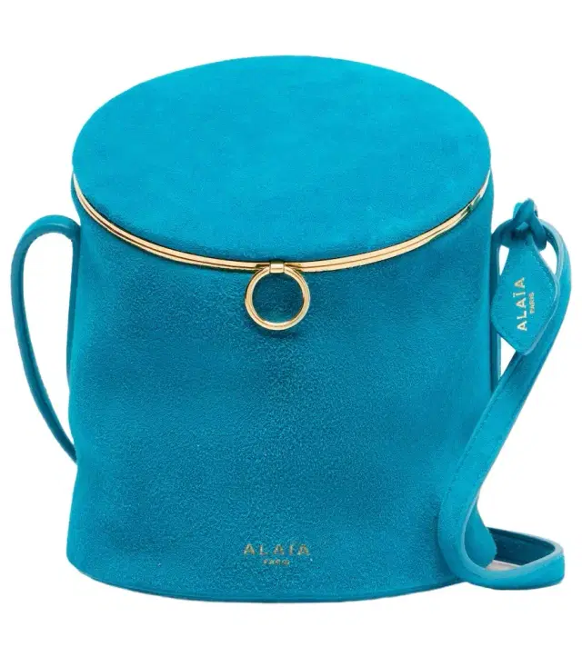 Alaia Alaïa La Canette Small suede bucket bag