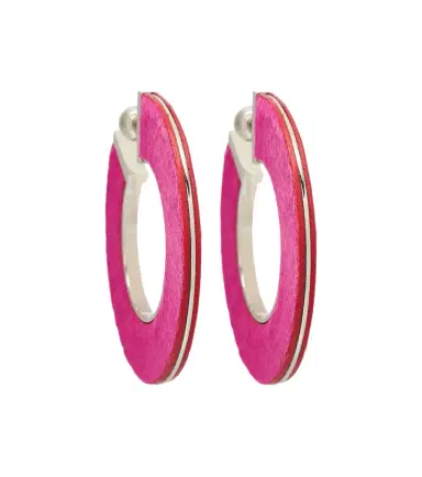Alaïa Alaïa Leather-trimmed earrings | Thumbnail 1 Alaïa Alaïa Leather-trimmed earrings | Thumbnail 1