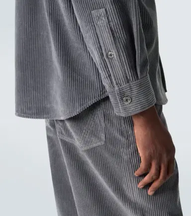 Bottega Veneta Matt cotton corduroy shirt | Thumbnail 2