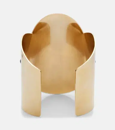 La DoubleJ Scarab gold-plated cuff bracelet | Thumbnail 3