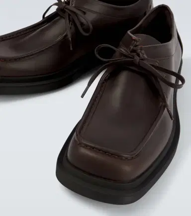 Bottega Veneta Ben Intrecciato leather lace-up shoes | Thumbnail 5