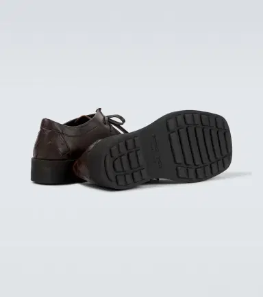 Bottega Veneta Ben Intrecciato leather lace-up shoes | Thumbnail 6