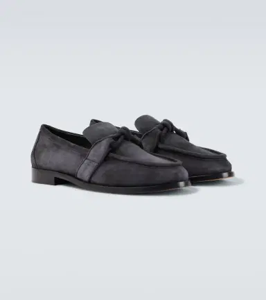Bottega Veneta Astaire Knot suede loafers | Thumbnail 2