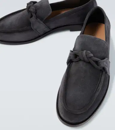 Bottega Veneta Astaire Knot suede loafers | Thumbnail 4