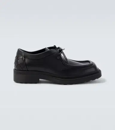 Bottega Veneta Ben Intrecciato leather Derby shoes | Thumbnail 2