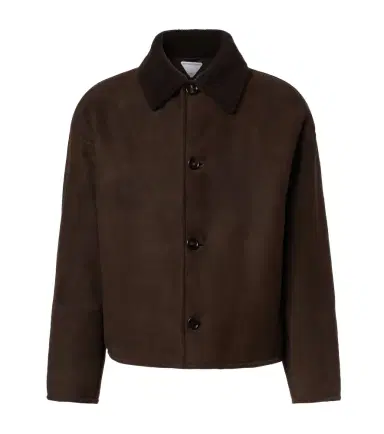 Bottega Veneta Leather and shearling jacket | Thumbnail 1 Bottega Veneta Leather and shearling jacket | Thumbnail 1