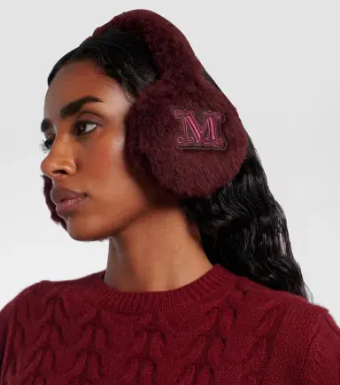 Max Mara Alpaca, wool, and silk earmuffs | Thumbnail 3