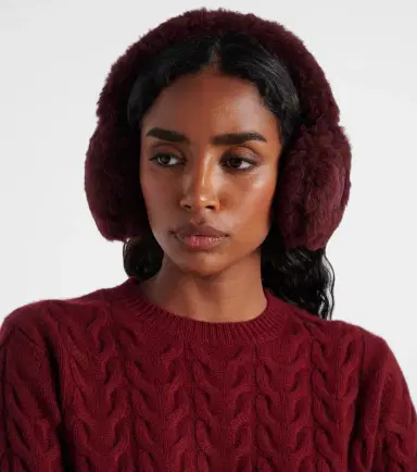 Max Mara Alpaca, wool, and silk earmuffs | Thumbnail 4