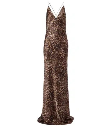 Nili Lotan Ira leopard-print silk gown | Thumbnail 1