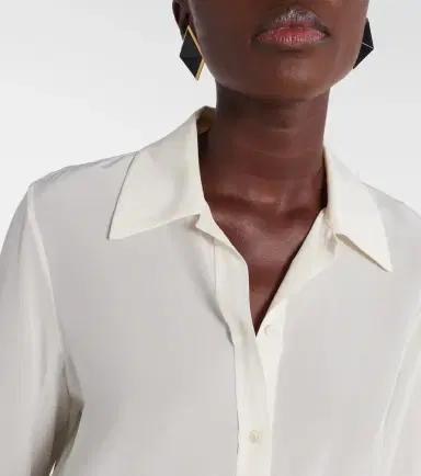Nili Lotan Hanford scarf-detail silk shirt | Thumbnail 3 Nili Lotan Hanford scarf-detail silk shirt | Thumbnail 3