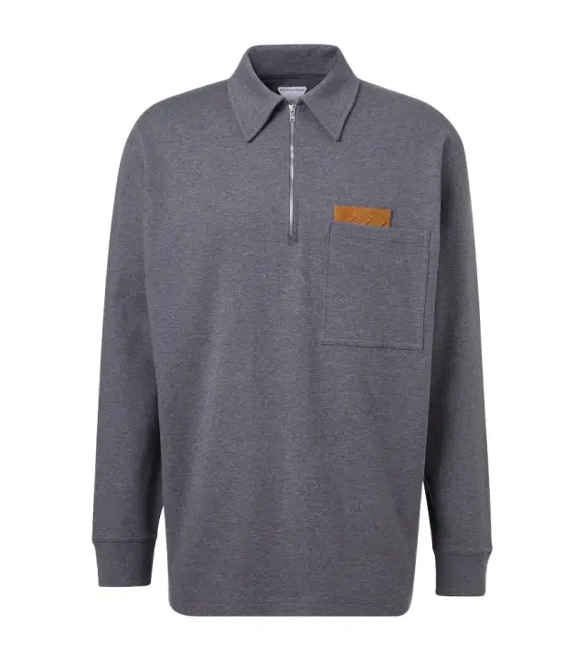 Bottega Veneta Intrecciato cotton jersey polo sweater