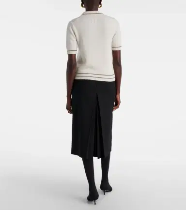 Nili Lotan Carline cashmere polo shirt | Thumbnail 2