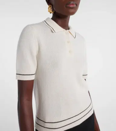 Nili Lotan Carline cashmere polo shirt | Thumbnail 6