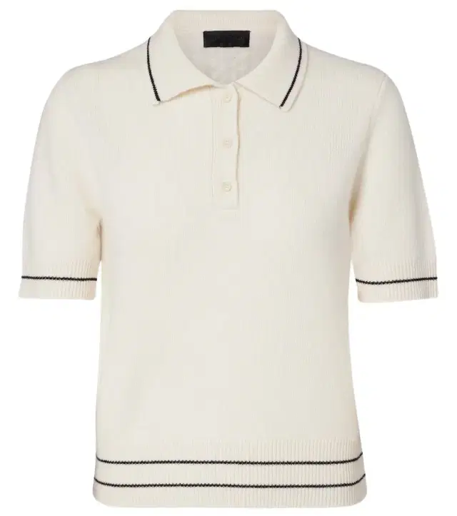 Nili Lotan Carline cashmere polo shirt