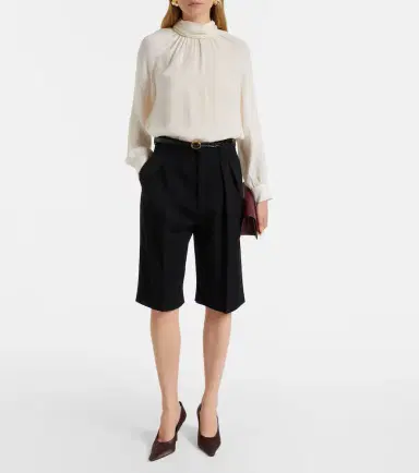 Nili Lotan Axelle silk georgette blouse | Thumbnail 5