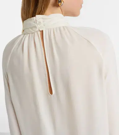 Nili Lotan Axelle silk georgette blouse | Thumbnail 6
