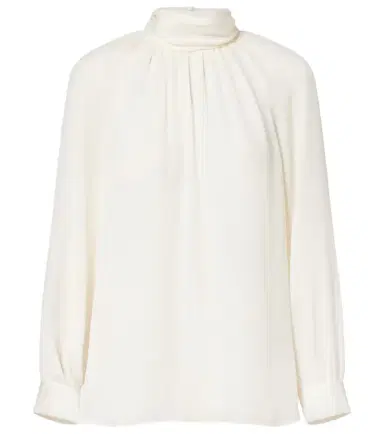 Nili Lotan Axelle silk georgette blouse | Thumbnail 1