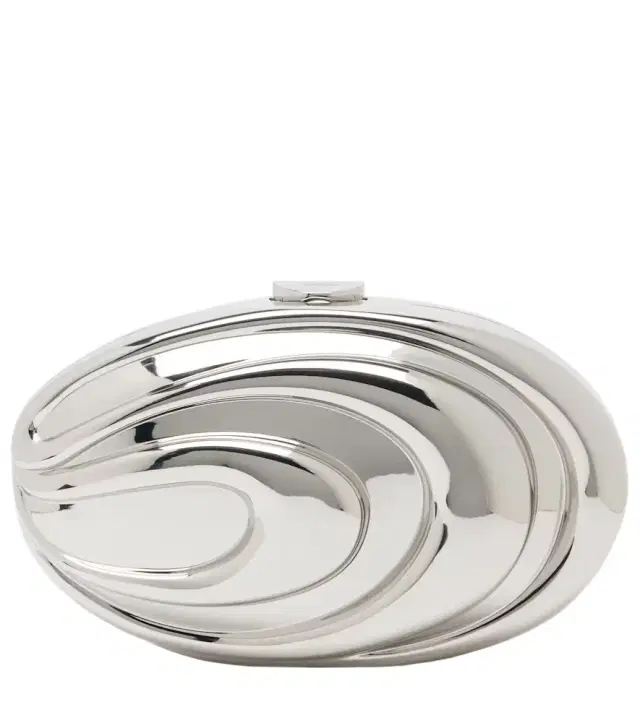Simkhai Inez metallic clutch