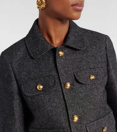Nili Lotan Chamonix cotton and wool-blend jacket | Thumbnail 4 Nili Lotan Chamonix cotton and wool-blend jacket | Thumbnail 4
