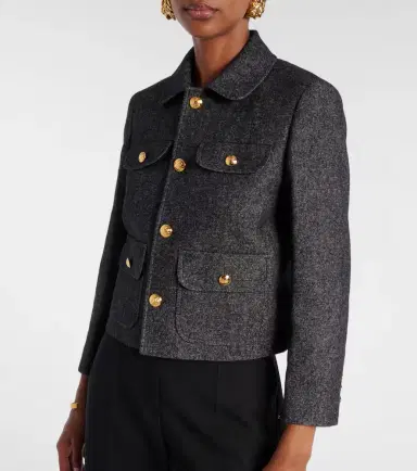 Nili Lotan Chamonix cotton and wool-blend jacket | Thumbnail 5 Nili Lotan Chamonix cotton and wool-blend jacket | Thumbnail 5
