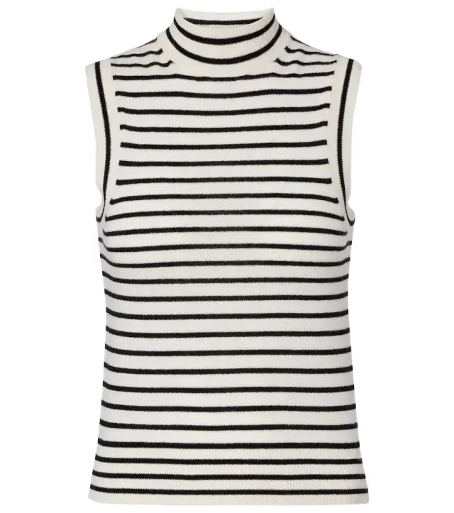 Masha striped cashmere turtleneck top