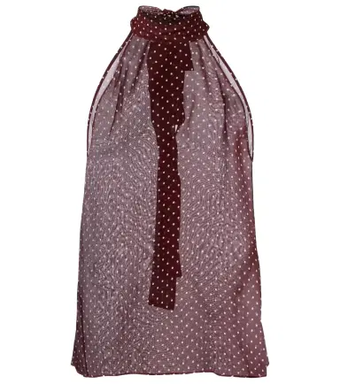 Nili Lotan Alla polka-dot halterneck silk top | Thumbnail 1
