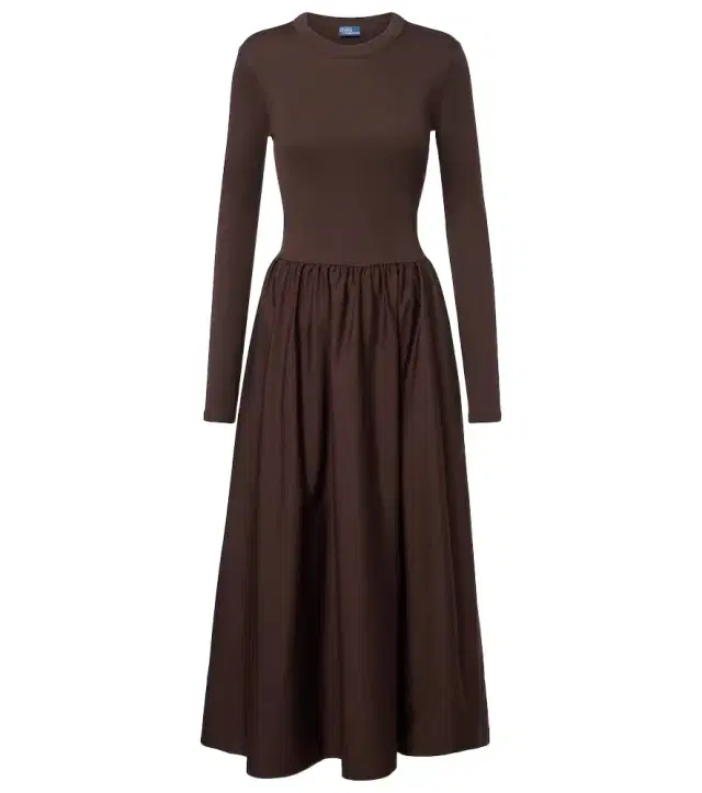 Polo Ralph Lauren Cotton midi dress