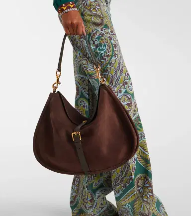 Etro Pony Small suede tote bag | Thumbnail 4