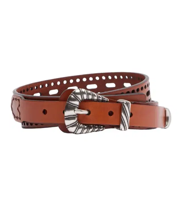 Etro Western leather belt