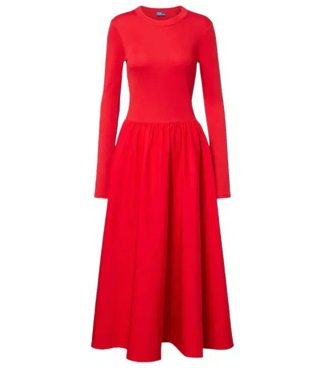 Polo Ralph Lauren Cotton midi dress