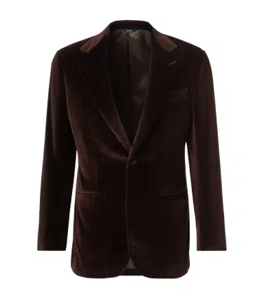 Thom Sweeney Cotton velvet blazer | Thumbnail 1