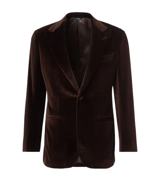 Thom Sweeney Cotton velvet blazer